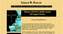 Desktop Screenshot of geraldhaslam.com